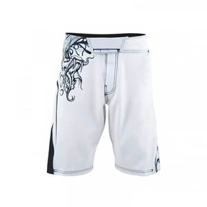 2025 Boxer personalizado entrenamiento de compresión sublimado hombres deporte MMA pantalones cortos impresos alta calidad MMA pantalones cortos al por mayor tarifa OEM - Product Image 1