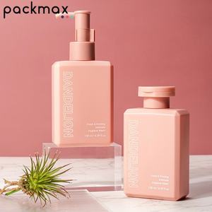 Flacon en plastique classique HDPE écologique de 130 ml pour nettoyant visage et lotion, bouchon à vis 24/410, sérigraphie, moulage en pulpe - Product Image 1