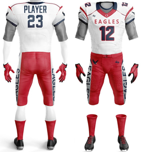 Wholesale High Quality 100% <b>Polyester</b> American Football Uniforms Breathable Sublimation <b>Shirts</b> Plus Size Option Stylish Sets - Product Image 3