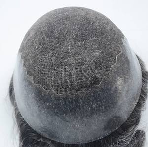 Pelucas de Cabello Humano Natural para Hombres, Aspecto Realista, Estilo Personalizable, Suaves y Duraderas, Pelucas de Cabello Humano de Alta Calidad en Venta - Product Image 5