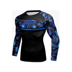 Camiseta de Compresión de Manga Corta para Hombre, Protección UV, para Gimnasio y Natación, OEM ODM - Product Image 5