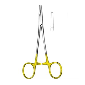 Soporte de aguja de madera Crile de uso médico hospitalario de 8 "de calidad superior para instrumento de Cirugía Veterinaria - Product Image 2