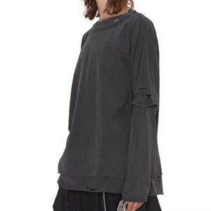 Logo personnalisé T-shirt double épaisseur pour hommes Meilleur prix T-shirt double épaisseur pour hommes Couleur personnalisée Fabriqué au Pakistan - Product Image 4