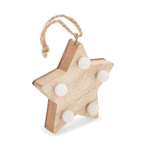 Decorazioni Natalizie LED Personalizzate in Legno a Forma di Albero - Product Image 6