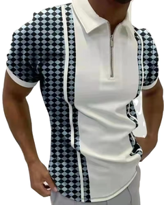 Polo de qualité avec logo en relief, design personnalisé, sublimation, polo pour homme, chemise de golf - Product Image 6