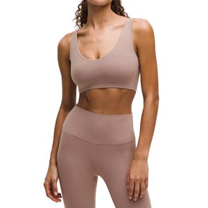Sujetador deportivo para mujer, talla grande, ultra suave, con sensación de segunda piel, cuello redondo, espalda en U, sin aros, top de yoga, corte bajo, para dormir, ropa interior, gimnasio, uso frontal - Product Image 5