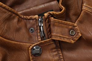 Veste de motard en cuir véritable de qualité supérieure pour hommes avec fermetures éclair durables, design à manches longues Veste en cuir personnalisée pour hommes - Product Image 4