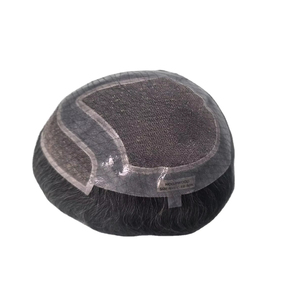 Peluca de Cabello Humano Virgen Remy Indio, Tupé con Ondas Naturales, Trama Única para Prótesis Capilares de Encaje - Product Image 4