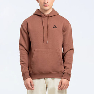 Sweat à capuche d'hiver 100% coton personnalisable, technique, sportif, uni, doux, léger, unisexe, pull-over en molleton français, poche respirante par Ako - Product Image 1