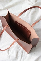 Sac fourre-tout en cuir véritable de qualité supérieure, fait main, grande capacité, style bohème, fermeture éclair, 14 pouces, produit OEM FBA