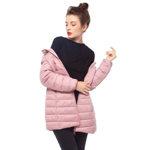 เสื้อแจ็คเก็ตพัฟเฟอร์สำหรับผู้หญิง ดีไซน์ล่าสุด รับผลิตแบบ OEM พร้อมบริการสกรีนโลโก้ เสื้อโค้ทกันหนาว ระบายอากาศได้ดี - Product Image 5