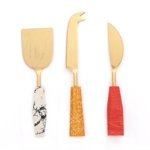 Top Stainless Steel Cheese Knives <b>Set</b> of 4 with <b>Mirror</b> Polish Hot Selling Cheese Knife Cutlery <b>Set</b> for Home Unique Cheese <b>Sets</b> - Product Image 2