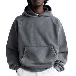 2025 Style à la mode Logo personnalisé sweats à capuche lavés à l'acide pour hommes meilleure vente tissu de haute qualité séchage rapide respirant hommes sweats à capuche - Product Image 1