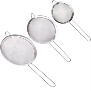 ที่กรองชา3ขนาดพรีเมี่ยมเหมาะสำหรับช้อนชาสมุนไพรสีเขียวอุปกรณ์บนโต๊ะอาหารสำหรับดื่มชากาแฟผง - Product Image 1