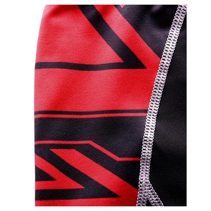 Men's Custom Logo Eco-Friendly Sporty <b>Compression</b> Gym <b>Shorts</b> Elastic Waist Canvas Mid Waist Fitness Workout Solid Pattern - Product Image 5