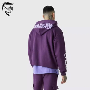 Trajes de chándal, 2 uds., trajes de jogging con cremallera, estampado de transferencia de calor, chándal de algodón, pantalones de chándal acampanados de carga y Sudadera con capucha, conjunto de Jogger - Product Image 5