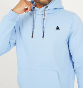 Sudadera con Capucha de Forro Polar para Hombre, Gruesa, de Invierno, de Alta Calidad, Corte Regular, Informal, con Logotipo Personalizado, Impresión Digital, Colores Personalizados, Venta al Por Mayor - Product Image 3