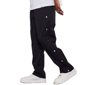 กางเกงวิ่ง2024ผ้าไนลอนน้ำหนักเบาสำหรับผู้ชายกางเกงวิ่งออกกำลังกายแบบยืดหยุ่นระบายอากาศได้ดีกางเกงวิ่งสไตล์หน้าแบนมีบริการ OEM - Product Image 1