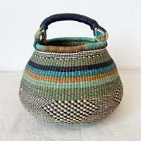 Panier de jonc de mer africain naturel de producteur supérieur pour le stockage de décorations à la maison tissant des paniers d'herbe de mer
