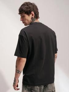 T-shirt pour homme de haute qualité, 220 grammes de coton, streetwear, coupe slim oversize, motif uni, qualité lourde, t-shirt oversize - Product Image 3