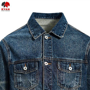 Veste en jean pour homme de haute qualité, conception personnalisée OEM et ODM disponible, fermeture à boutons, style décontracté pour tous les jours - Product Image 6