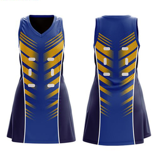 Design de mode personnalisé sublimation maillot de netball vente en gros polyester à séchage rapide femmes uniforme de netball pas cher taux - Product Image 5