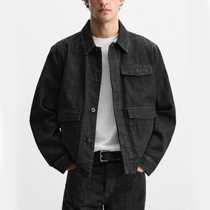 แจ็กเก็ตผ้ายีนส์สำหรับบุรุษที่ทนทานต่อสภาพอากาศหนาวเย็นและสภาพที่ขรุขระ - Product Image 3