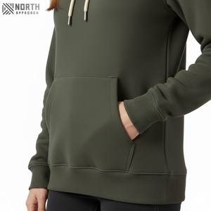 Sweat à capuche unisexe en molleton 100 % coton épais, coupe oversize, avec poche, respirant, séchage rapide, option logo personnalisé, grandes tailles pour hommes - Product Image 5