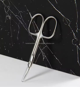 Tijeras Rusas de Precisión para Cutículas, Manicura, Cejas y Piel Seca, de Acero Inoxidable, con Hoja Curva Extra Fina - Product Image 6