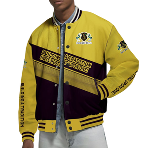 Iota Phi Theta 1963 Greek Life Varsity Jacket Brown Gold Letterman Jacket Fraternity Apparel Classic College Outerwear - Product Image 4