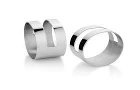 100% Steel Napkin Ring Holder for Hottest Sale Napkin Ring Creative Design Custom Napkins Ring Holder <b>Table</b> <b>Top</b> Use Modern Look - Product Image 5