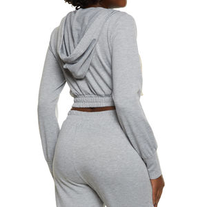 Ensemble deux pièces en molleton français à prix avantageux, 100% coton, manches longues, pour femmes, ensemble deux pièces pour filles, 2026 - Product Image 5