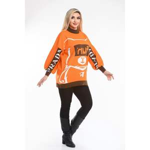 High Quality Patterned Salash <b>Knitwear</b> <b>Women's</b> Sweater Unique Stylish Design for Comfort and Style - Product Image 2