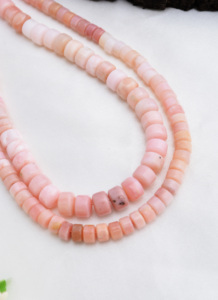 โอปอลสีชมพูธรรมชาติ ลูกปัดเรียบหรู สำหรับทำเครื่องประดับชั้นดี - Product Image 6