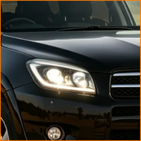 Phare avant complet à LED pour Toyota RAV4 2009-2012, double faisceau, lentille de projecteur, haute luminosité, remplacement Plug and Play