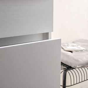 Gabinete de Baño Suspendido en la Pared de 100 cm con Cajón Blanco Efecto Madera Shanghai - Product Image 6