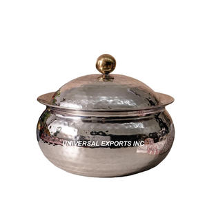 Réchaud alimentaire en acier inoxydable finition or, excellente qualité, fait main, casserole, vente chaude, métal décoratif, fondue - Product Image 3