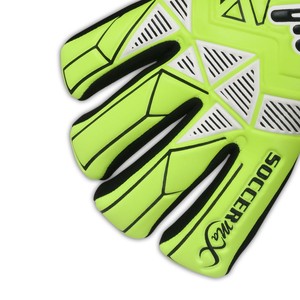 Gants de gardien de but de football professionnels SMX, nouvelle conception, en cuir, protection des doigts et du pouce, antidérapants, respirants, pour adultes. - Product Image 2