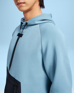 Sweat à capuche pour homme indispensable, fermeture éclair sur le devant, doux, chaud, en polaire, confortable, poche avant premium, vêtements d'hiver, capuche ajustable - Product Image 5