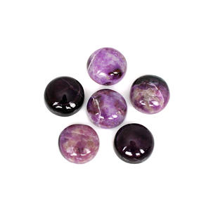 หินกลมใสธรรมชาติ CABOCHON 10X10MM,หินหลวม19.65CTS อัญมณี5ชิ้น - Product Image 3