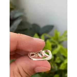 925 <b>Silver</b> Natural Morganite <b>Statement</b> <b>Ring</b> with Turquoise Gemstone Rhodium Plated Oval Cut Romantic Engagement <b>Ring</b> - Product Image 5
