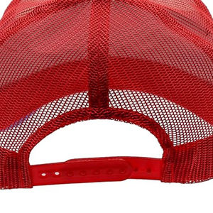 Casquettes de baseball en maille de haute qualité, couleur unie, logo personnalisé, broderie 6 panneaux, 100% coton, séchage rapide, respirant - Product Image 4