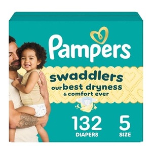 Huge Demand on Pampersing Swaddlers Diapers - Size 5, 132 Count <b>Disposable</b> Baby Diapers for sale - Product Image 1