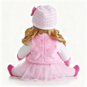 Customized Reborn plush <b>doll</b>, soft cloth body <b>doll</b>, rag <b>play</b> <b>doll</b>, fashion stuffed girl <b>doll</b>, collectible reborn toy <b>doll</b> - Product Image 5