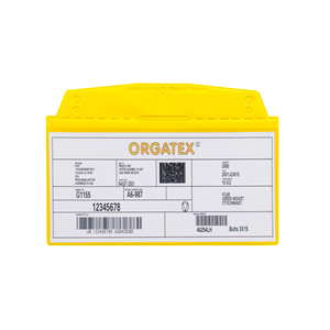 Taschina portadocumenti, magnetica, 1/3 DIN A4, Gialla, 2 strisce magnetiche, 10 pz. / confezione.- SD2M/1310-04 - Product Image 1