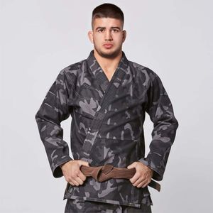 Kimono de MMA BJJ de qualité supérieure, sur mesure, respirant, durable, extensible, séchage rapide, 550 GSM, tissage perlé, camouflage, ensembles uniformes unisexes - Product Image 2