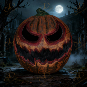 Máscara Realista <span class=keywords><strong>de</strong></span> <span class=keywords><strong>Calabaza</strong></span> para <span class=keywords><strong>Halloween</strong></span>, Material PU Transpirable, Diseño Moderno <span class=keywords><strong>de</strong></span> <span class=keywords><strong>Cara</strong></span> Completa para Fiestas <span class=keywords><strong>de</strong></span> Adultos - Product Image 2