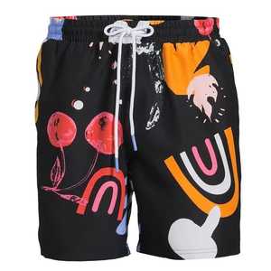 Pantalones Cortos de Verano para Hombre, Tallas Americanas/Europeas, Casuales, Estilo Urbano, de Lona, Poliéster/Algodón, Cintura Elástica, Alta Calidad - Product Image 2