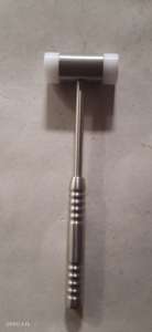 Marteau dentaire manuel sur mesure 184 mm 7,14 pouces 458 g Acier inoxydable de haute qualité 30 mm Instrument de chirurgie d'implantation osseuse CE - Product Image 3