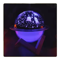Lampe humidificateur d'air Lune Étoile Saturne Planète 3D